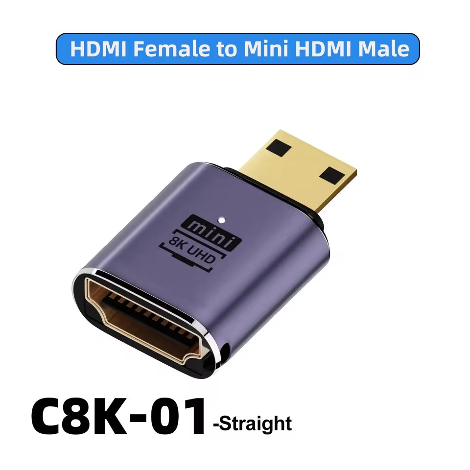 Gaming Speaker 2.1 - Mini HDMI Male to HDMI 2.1