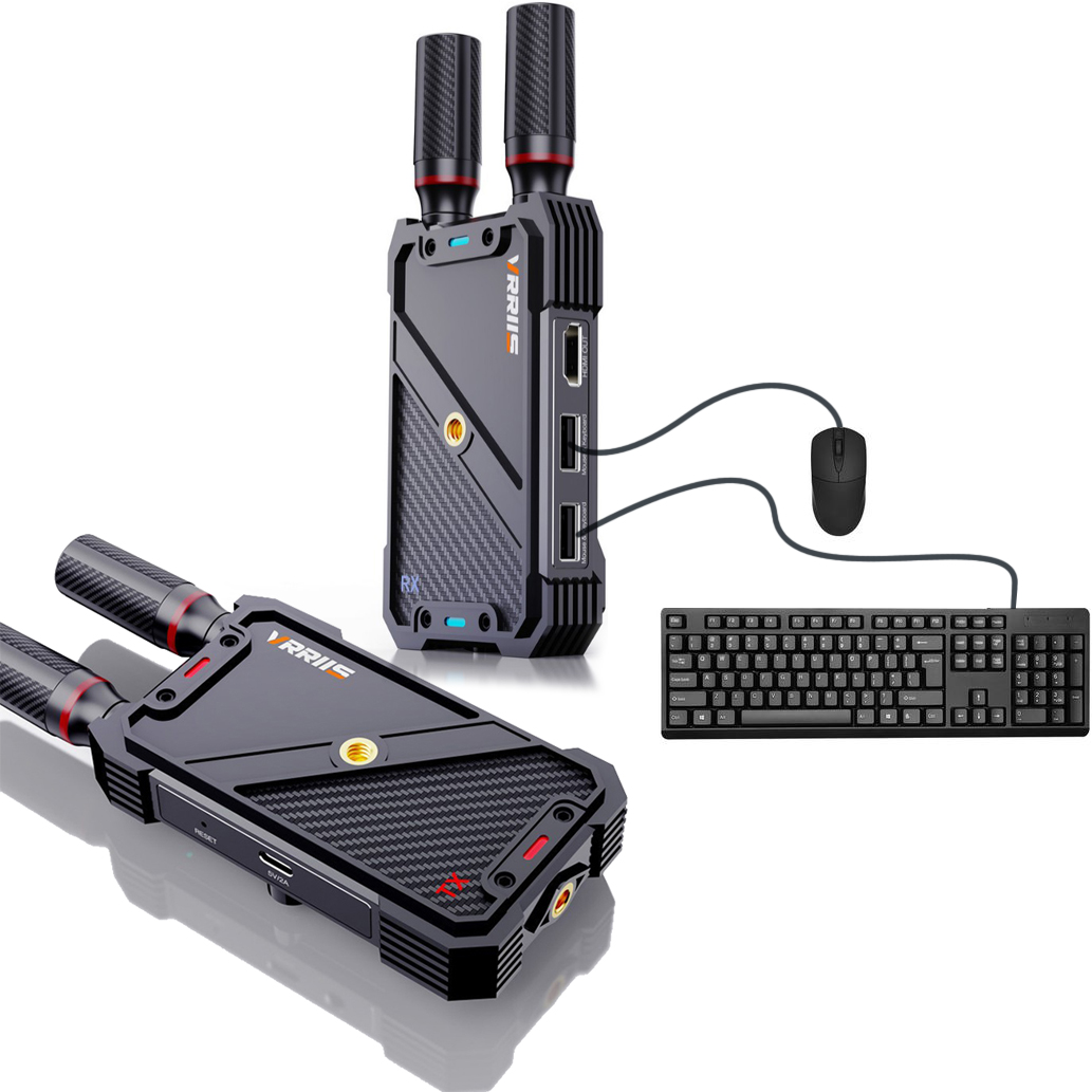 Esports Wireless Gaming Mouse - VRRIIS WL082K 400m Wireless HDMI KVM
