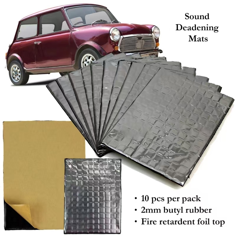 10Pcs Car Sound Mat Insulation - Sound Dampening Foam recension och pris