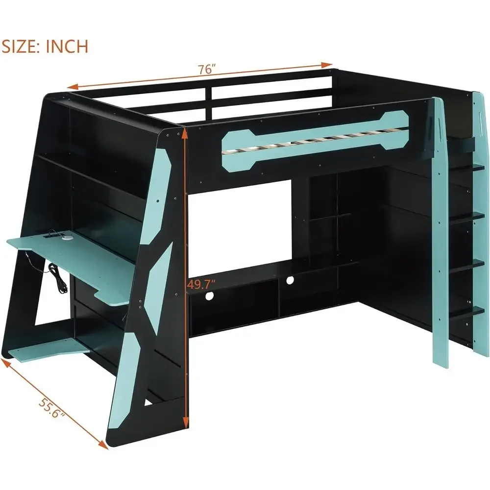 Customizable Large Wood Gaming - Esports Gaming Bed recension och pris