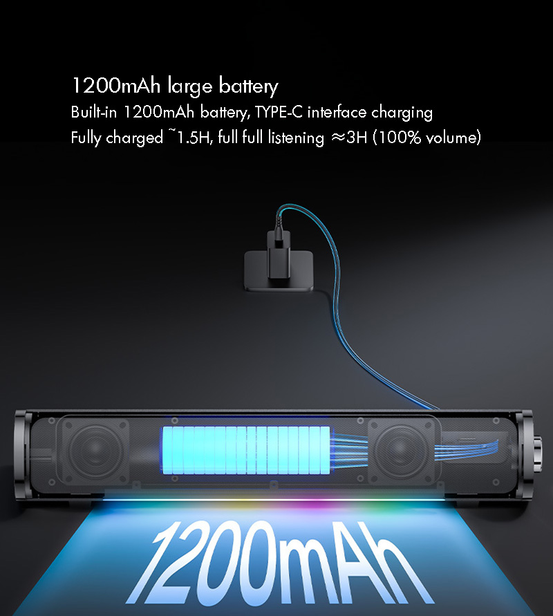 Dual Bluetooth Speaker Subwoof - Gaming Speaker 2.1 recension och pris