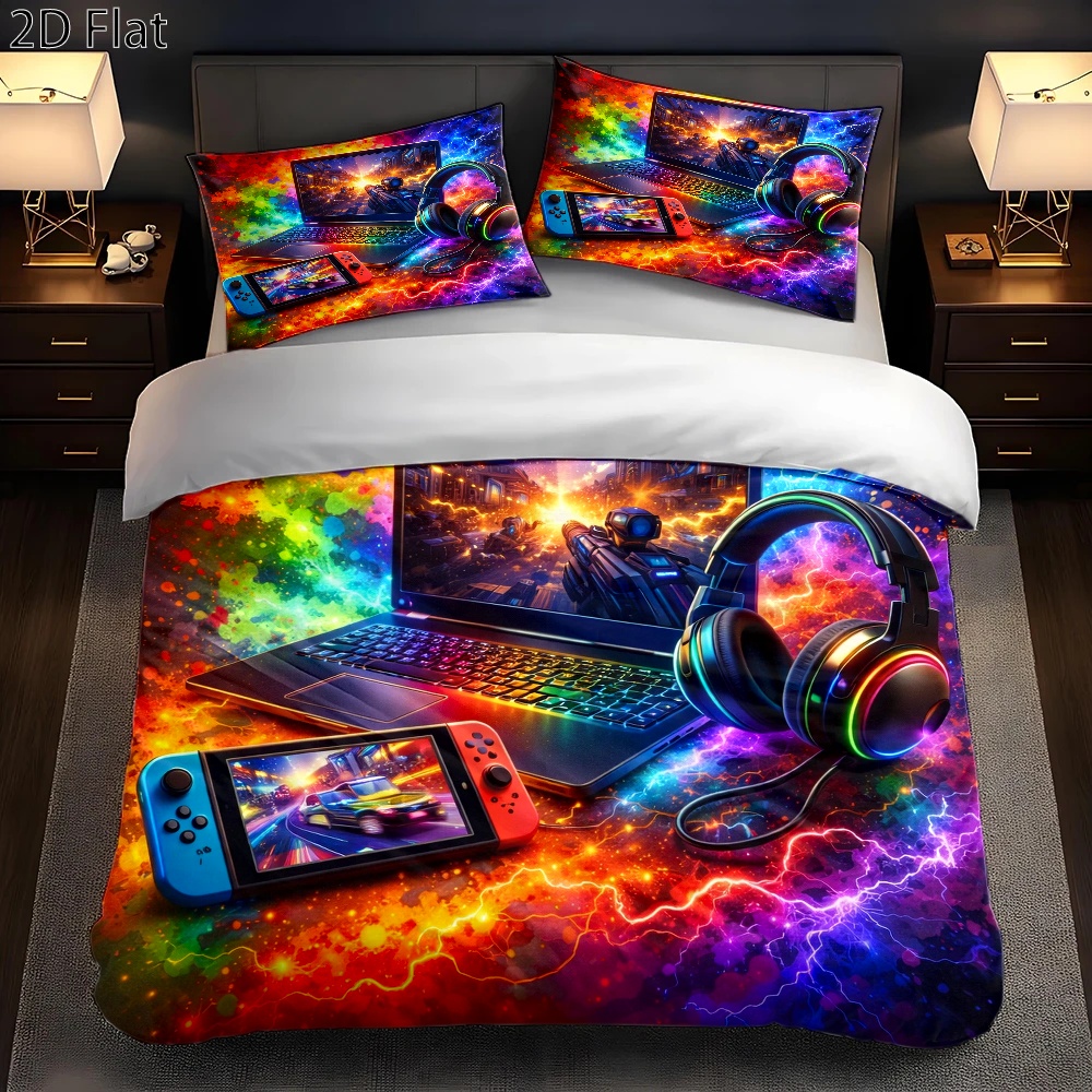 3-Piece E-Sports Style Colorfu - Esports Gaming Bed recension och pris