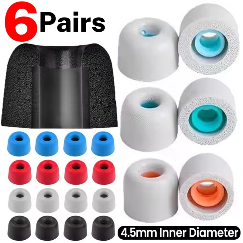 6/1Pairs Soft Memory Foam Earb - Sound Dampening Foam recension och pris