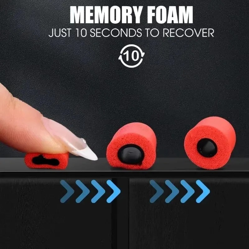 6/1Pairs Soft Memory Foam Earb - Sound Dampening Foam recension och pris