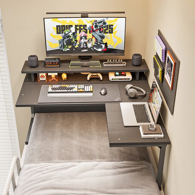 L Shaped Corner Desk for Dormi - Esports Gaming Bed recension och pris