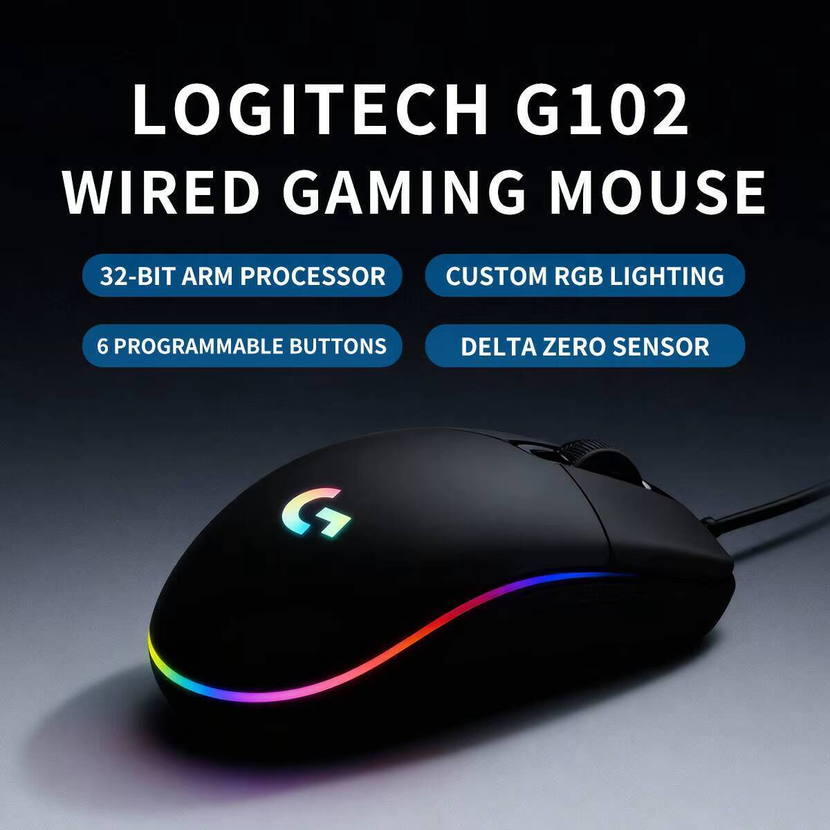 Logitech G102 Wired Gaming Mou - Esports Gaming Tournaments recension och pris