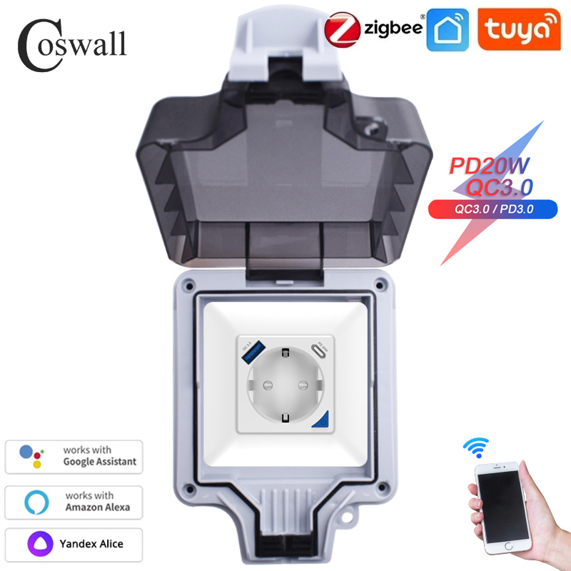 Coswall IP66 Waterproof EU Soc - Dual Monitor Stand recension och pris