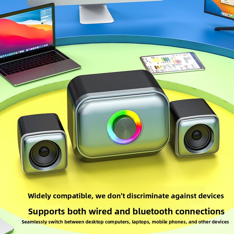 RGB Gaming Subwoofer Wired 2.1 - Gaming Speaker 2.1 recension och pris