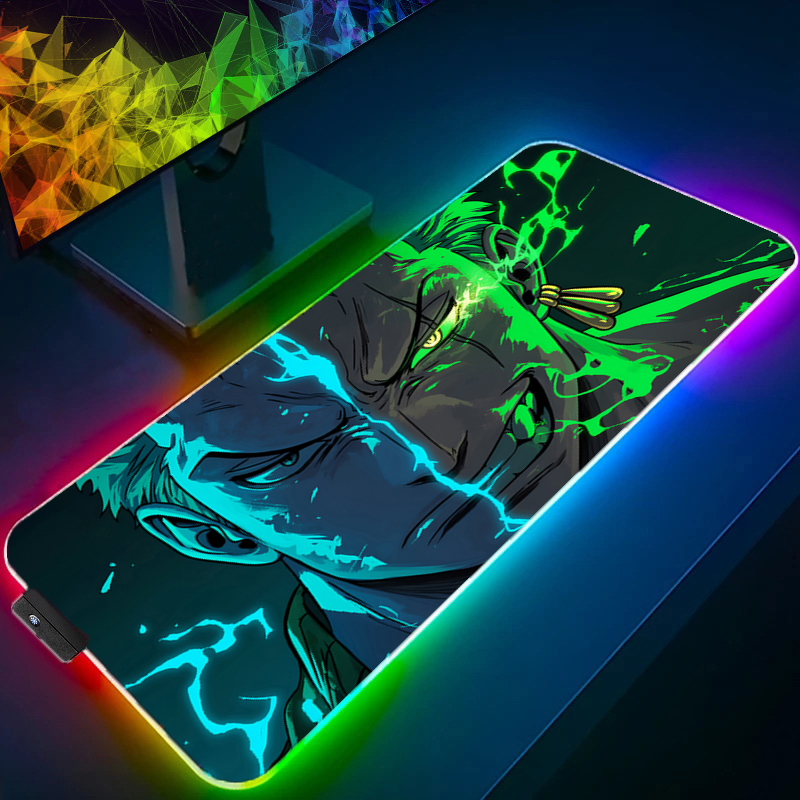 ONE PIECE Zoro Mouse Pad RGB G - Esports Gaming Pad recension och pris