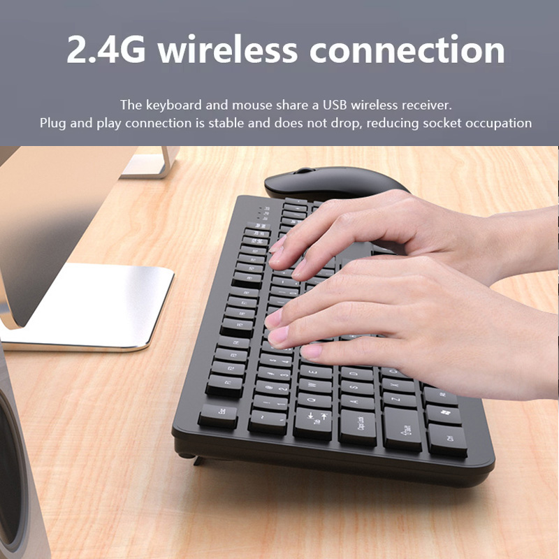 2.4G Wireless Keyboard Mouse S - Esports Wireless Gaming Mouse recension och pris