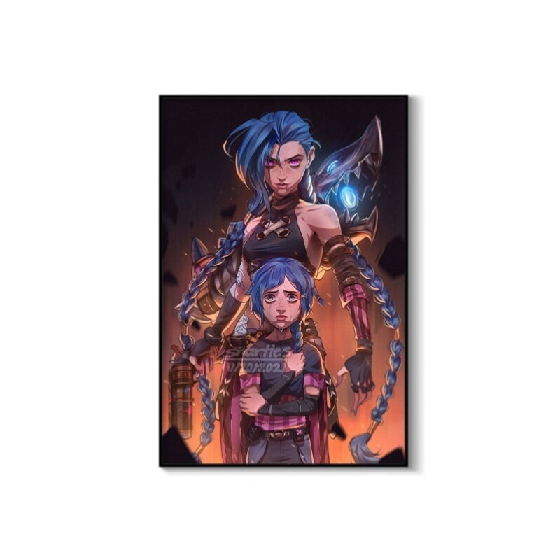 Arcane Jinx Close-Up Poster Un - Esports Gaming Room recension och pris