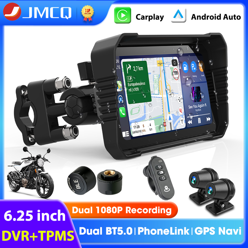 6.25 inch Carplay Screen Motor - Dual Monitor Stand recension och pris