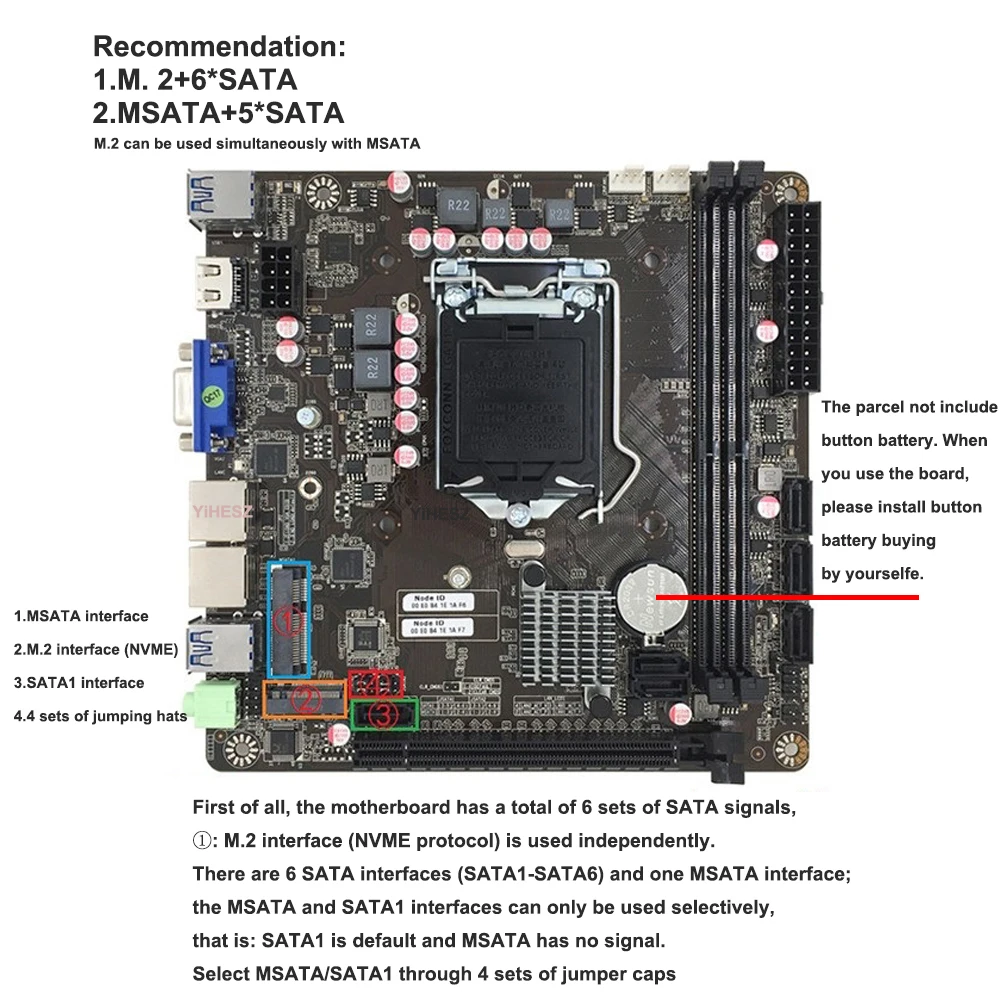 B365 Mini-ITX Motherboard LGA  - Intel Cpu Core I5 recension och pris