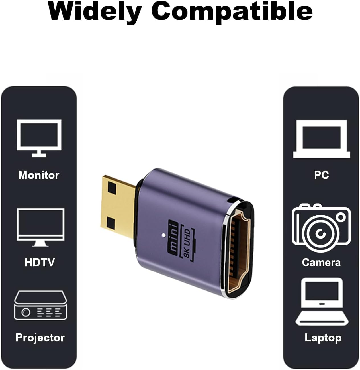 Mini HDMI Male to HDMI 2.1 Fem - Gaming Speaker 2.1 recension och pris