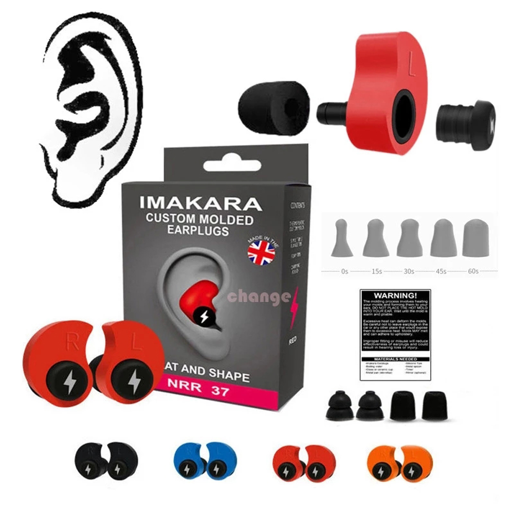 Sleep Silicone Ear Plugs Black - Sound Dampening Foam recension och pris