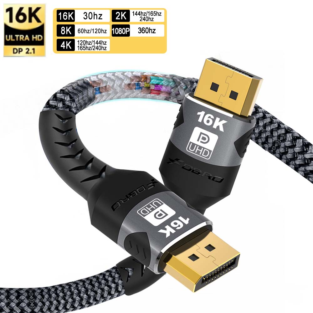 DisplayPort Cable 16K DP 2.1 C - Gaming Speaker 2.1 recension och pris