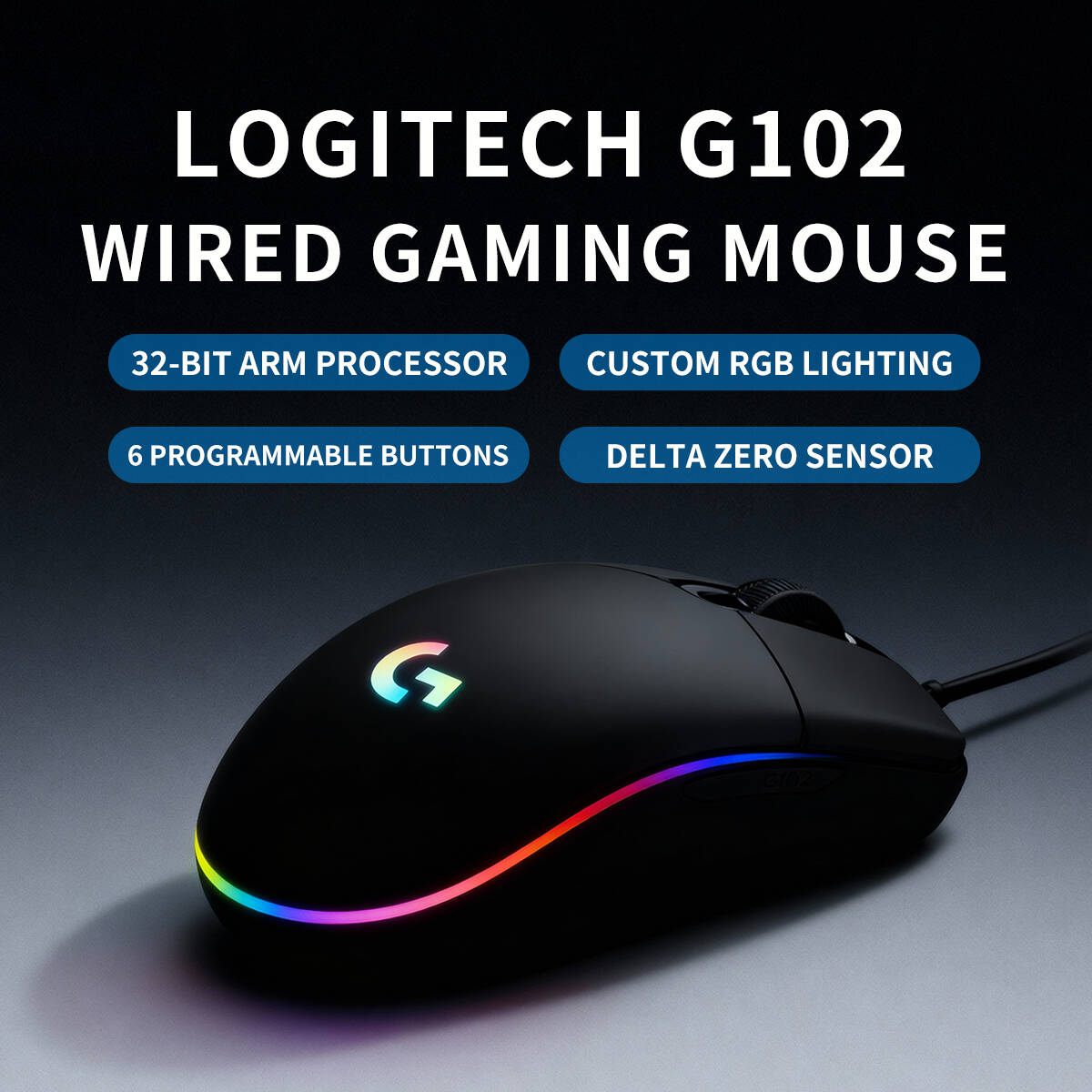 Logitech G102 Wired Gaming Mou - Esports Gaming Tournaments recension och pris