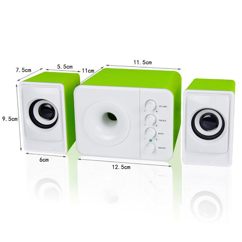 2.1 USB-Powered Desktop Speake - Gaming Speaker 2.1 recension och pris