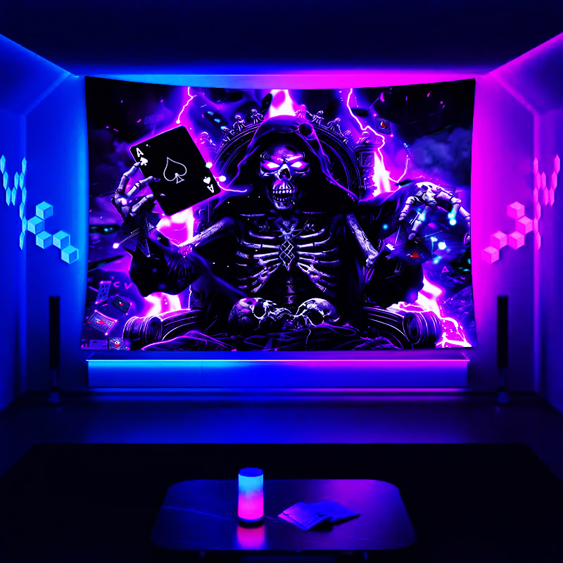 VIKAMA Dark Poker King Skull T - Esports Gaming Kings recension och pris