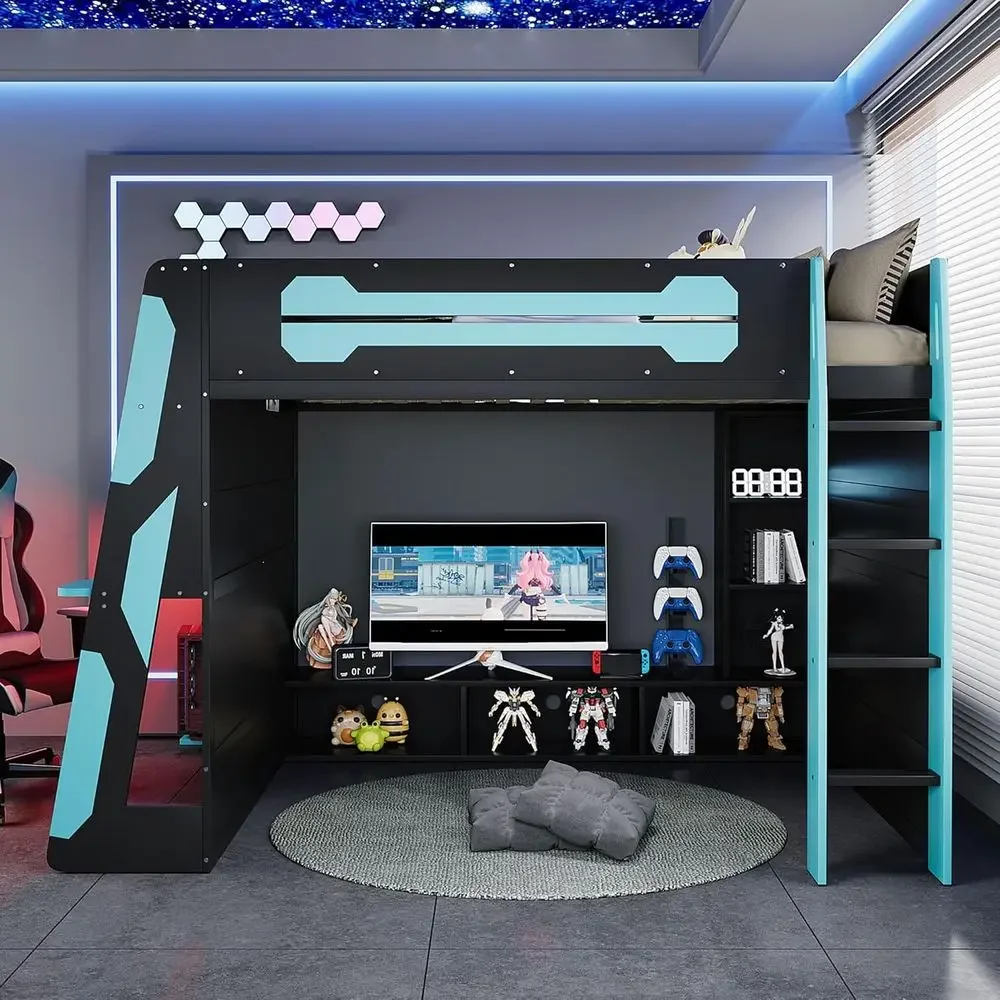 Customizable Large Wood Gaming - Esports Gaming Bed recension och pris