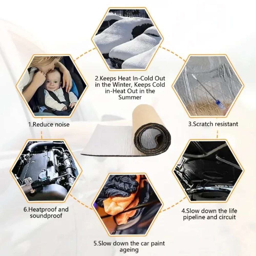 Extra Thick 20mm Car Sound Dea - Sound Dampening Foam recension och pris