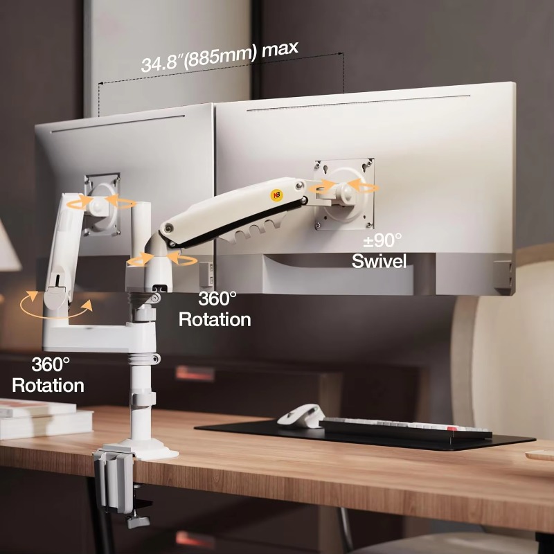 Dual Monitor Desk Mount Stand  - Dual Monitor Stand recension och pris