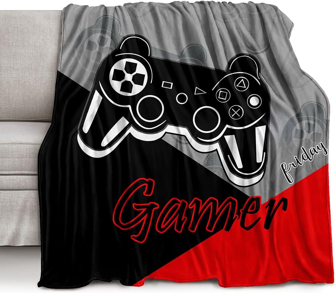 Jumbo Gaming Fleece Throw Blan - Esports Gaming Bed recension och pris