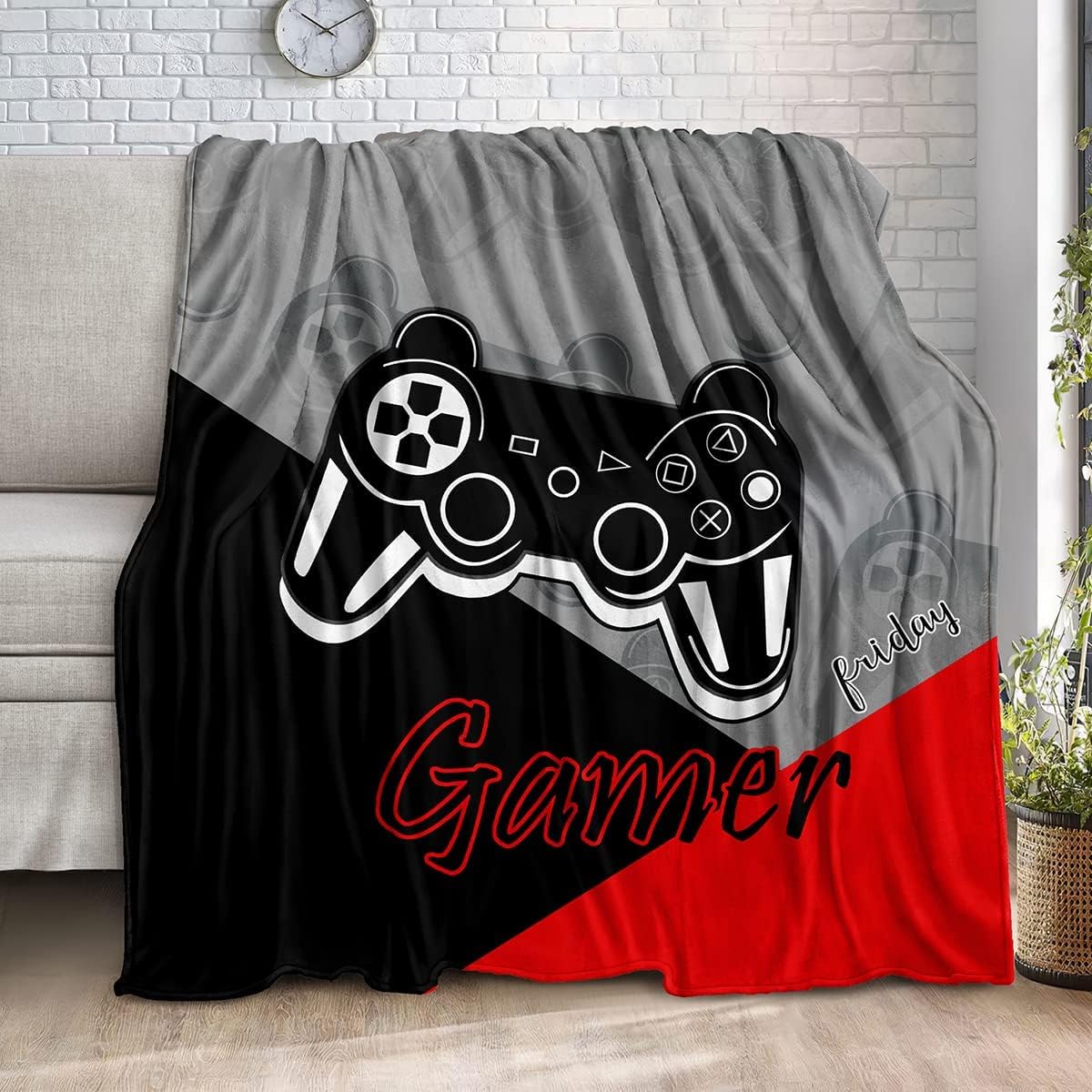 Jumbo Gaming Fleece Throw Blan - Esports Gaming Bed recension och pris