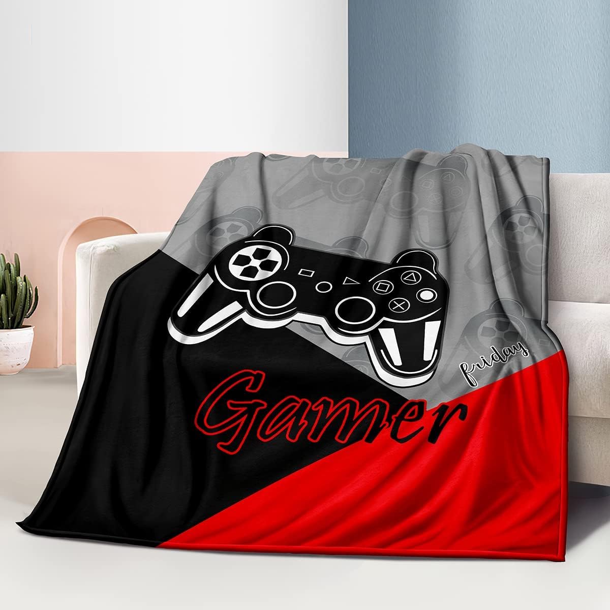 Jumbo Gaming Fleece Throw Blan - Esports Gaming Bed recension och pris