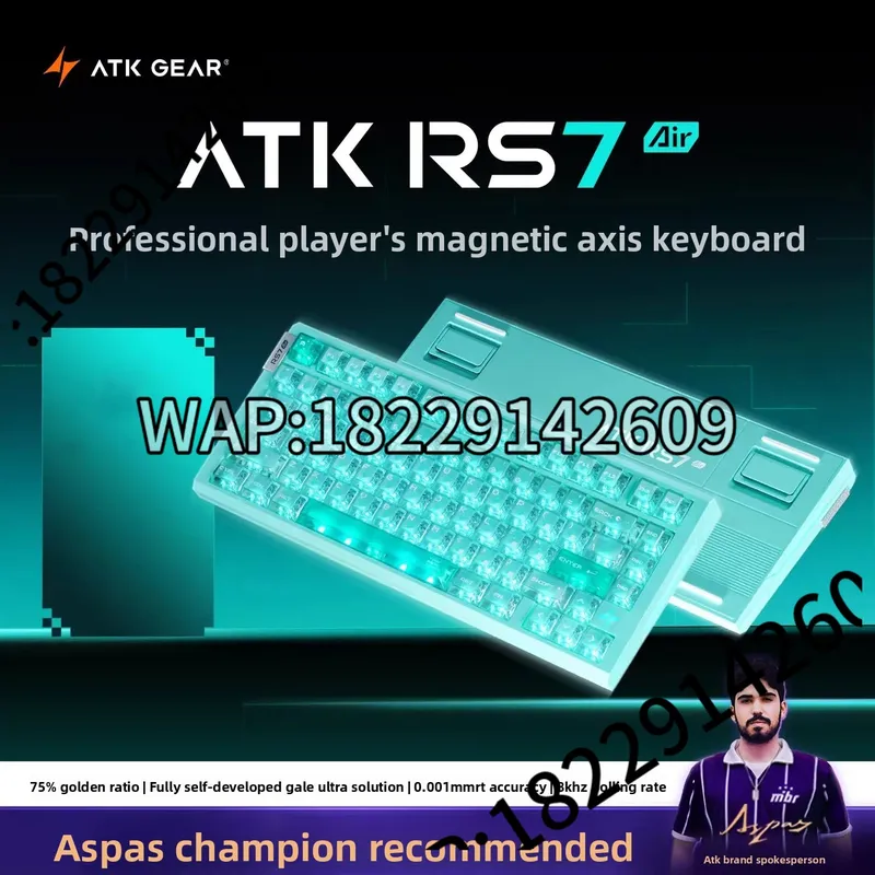 ATK RS7 Air Keyboard Magnetic  - Esports & Gaming Optics Gmbh recension och pris