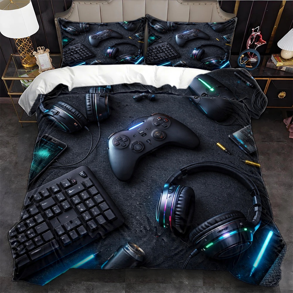 3Pc Esports-Themed Bedding Set - Esports Gaming Bed recension och pris