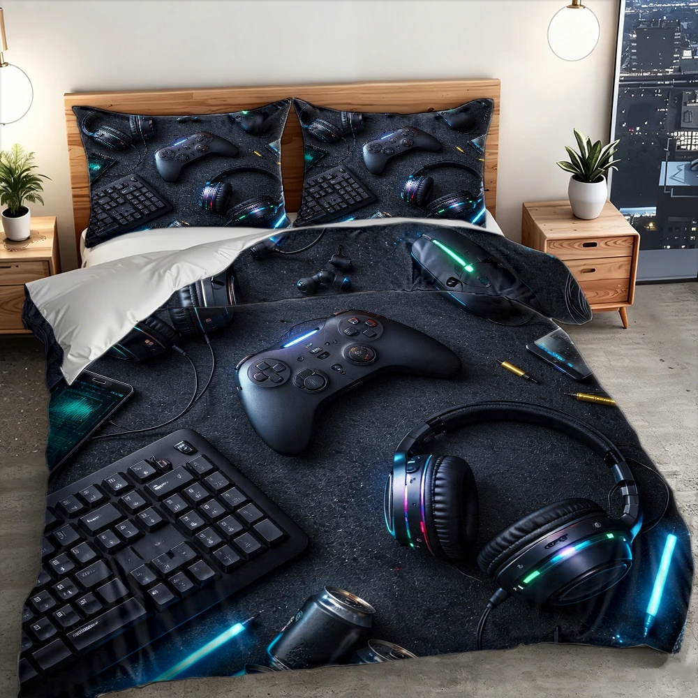3Pc Esports-Themed Bedding Set - Esports Gaming Bed recension och pris