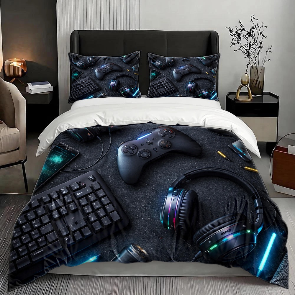 3Pc Esports-Themed Bedding Set - Esports Gaming Bed recension och pris