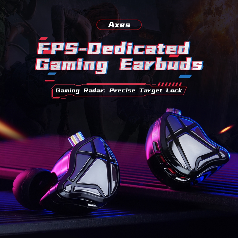  KZ Axas FPS Gaming IEM Headp - Esports Gaming Bar recension och pris
